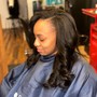 Closure quick weave