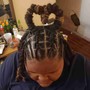 Shampoo and blowout for braids