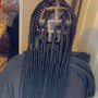 Large knotless Braids