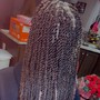 Feed in Braids W/Sew-In