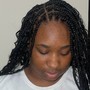 Small Knotless Braids (Midback)