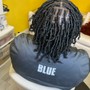 Loc Retwist Undercut/Fade Locs (Half a head)