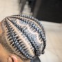 Braids with natural hair for kids