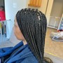 Small Knotless braids waist length (hair included)