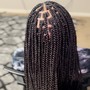 Small Knotless Braids