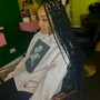 Freestyle straight back braids