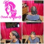 Crochet Mohawk with hair add