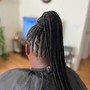 Medium Cornrow Ponytail