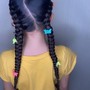 Braided ponytail