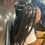 Large butterfly locs (Mid back)