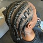 Medium Fulani braids