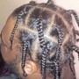 Men's Box Braids (plats) natural hair