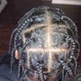 Men's Box Braids (plats) natural hair