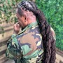 Loc retwist and basic style