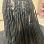 Small knotless braids