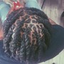 Loc Retwist (High Top/Shaved Sides)