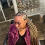 Half Braids + Half Sew In (Large 52”)