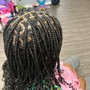 Feed in box Braids medium