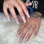 XL Acrylic Full Set FRENCH TIP