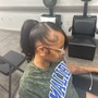 Sleek pony tail