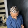 Men's Plaits (Half Head/Shaved Sides)