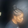 Men's Plaits (Half Head/Shaved Sides)