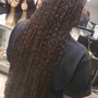 Knotless bohemian Braids, medium size