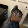 Men’s Cornrows Extensions (feed-in)