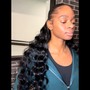 Half Up Half Down (quick weave)