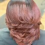 Shampoo and Style on relaxed hair