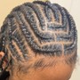 Smeduim knotless braids