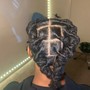 Braids - hair cut above ears