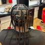 Two strand Twist - hair cut above ears