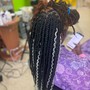 Small knotless braids (midback)