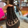 Crochet Loc Maintenance (half head or shaved sides)