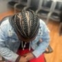 Design Cornrows or stitch braids