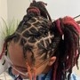 Loc Knots (hair added)