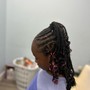 Kid's box Braids/hair included