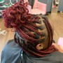 Medium Knotless Box Braids