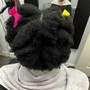 Virgin relaxer (long hair)