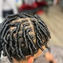 Comb Coil Starter Locs on Short hair