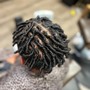 Comb Coil Starter Locs on Short hair