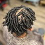 Comb Coil Starter Locs on Short hair