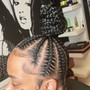 Men's Braids w/ Faded Sides