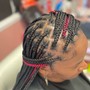 Men's Braids w/ Faded Sides