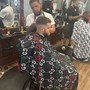 Haircut with beard