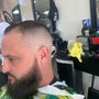 Haircut with beard