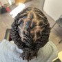 Man bun retwist and style (kids 4-16)