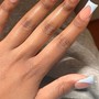 Pedicure full set acrylic