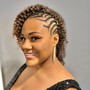 Design for Cornrows With Natural Hair